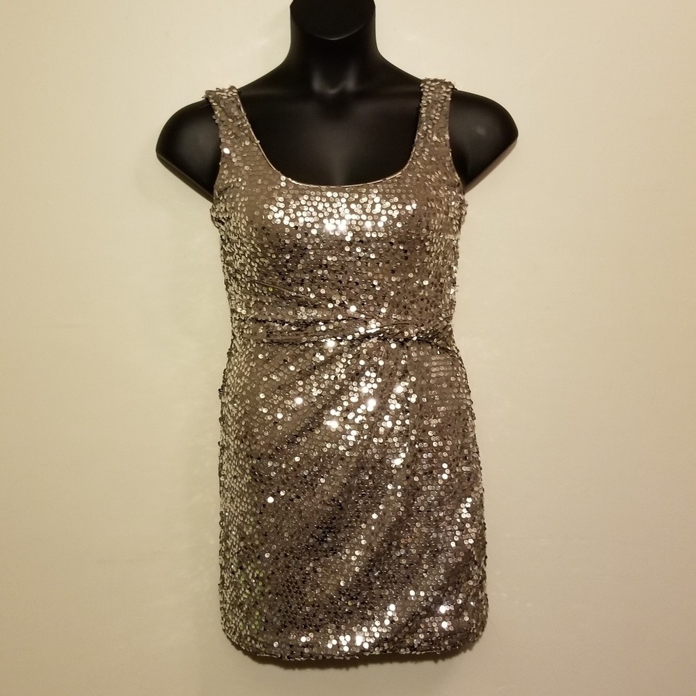 Love Reign sequined sleeveless mini dress